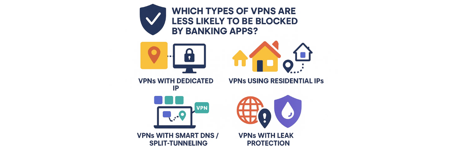 Which Types of VPNs Are Less Likely to Be Blocked by Banking Apps?