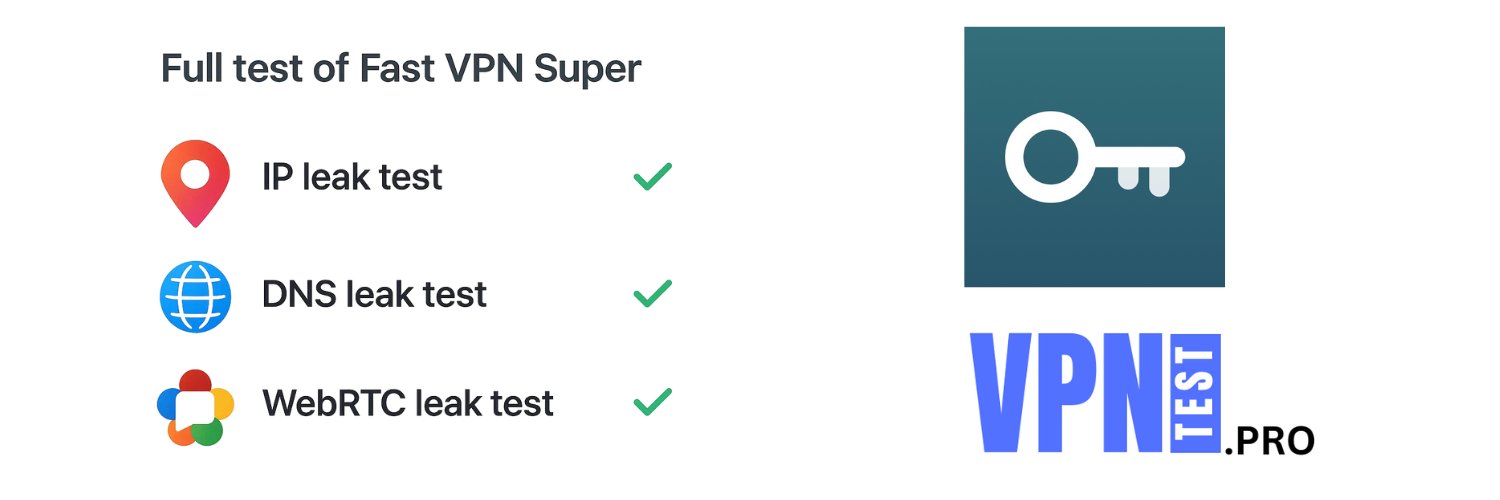 VPN test of Fast VPN Super (2025)