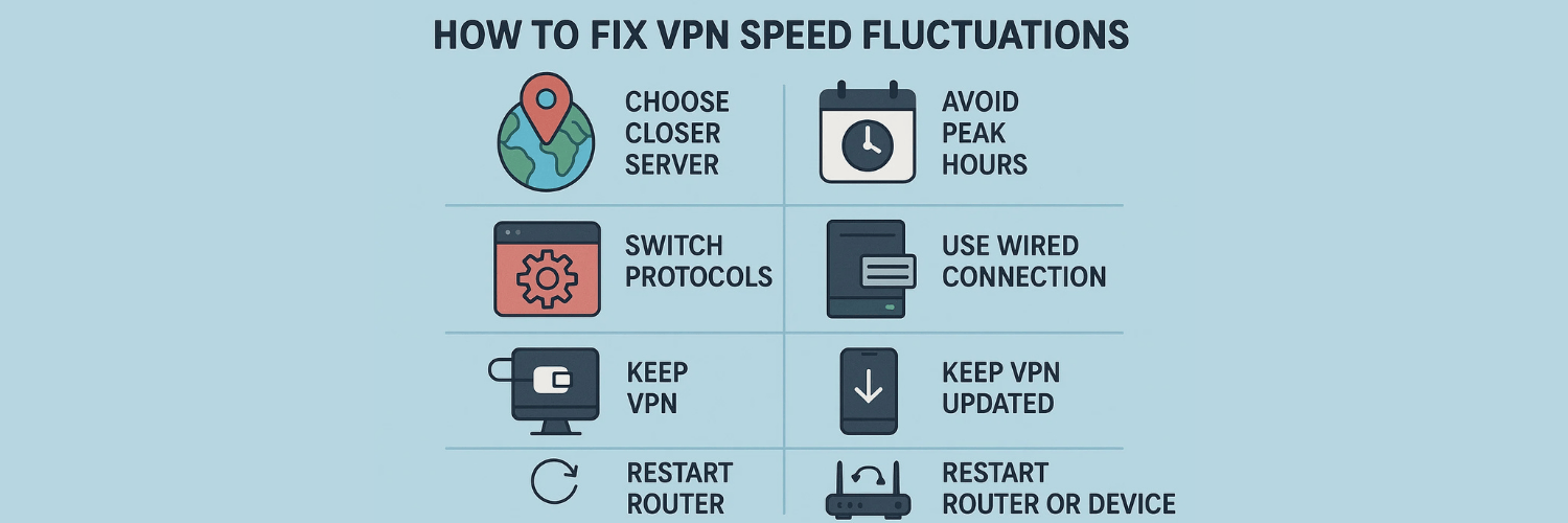 How to Fix VPN Speed Fluctuations