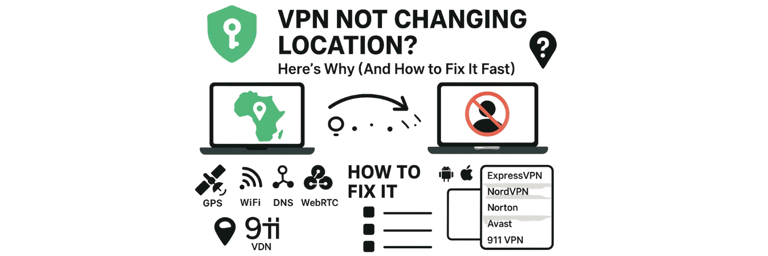 VPN Not Changing Location? Here’s Why (And How to Fix It Fast)