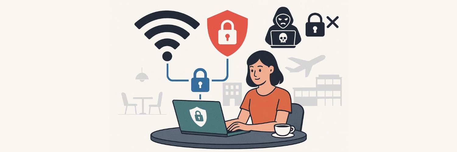 📶 VPNs for Public Wi-Fi – Protect Your Data at Cafes, Hotels, and Airports