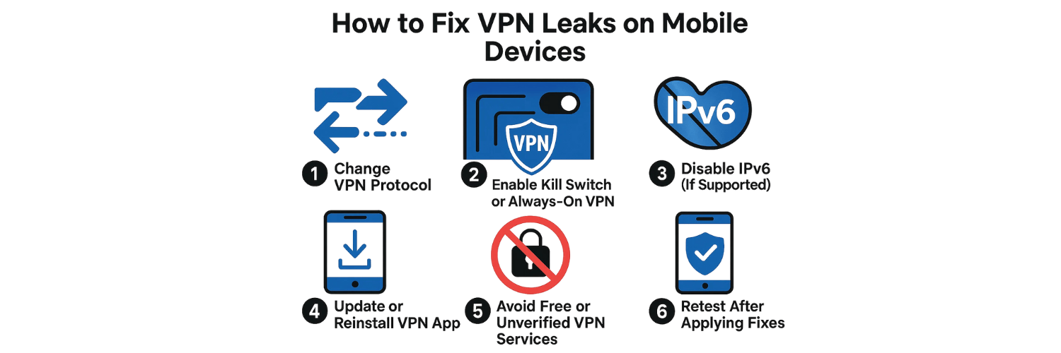 How to Fix VPN Leaks on Mobile Devices