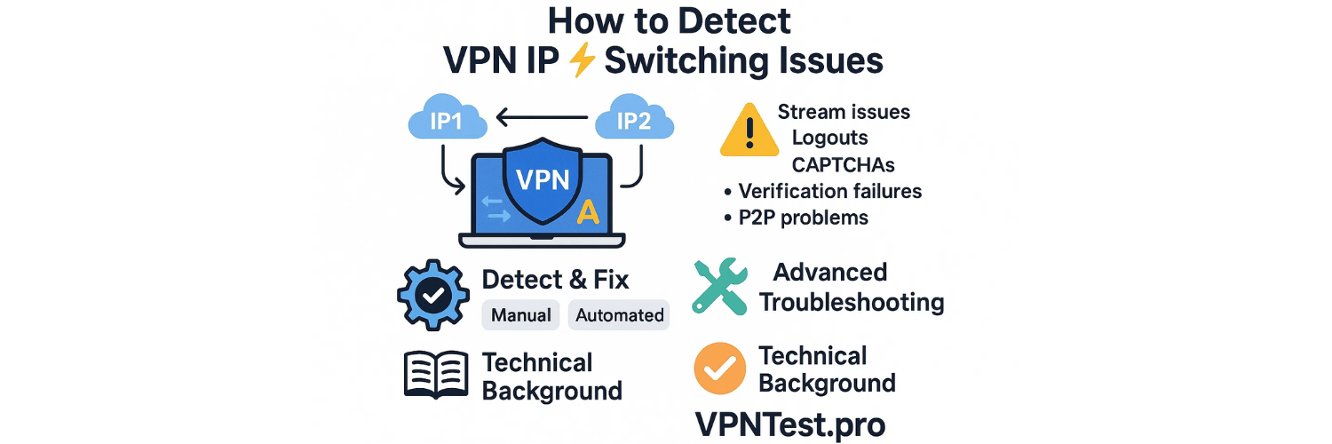 How to Detect VPN IP Switching Issues (A Complete Technical Guide)