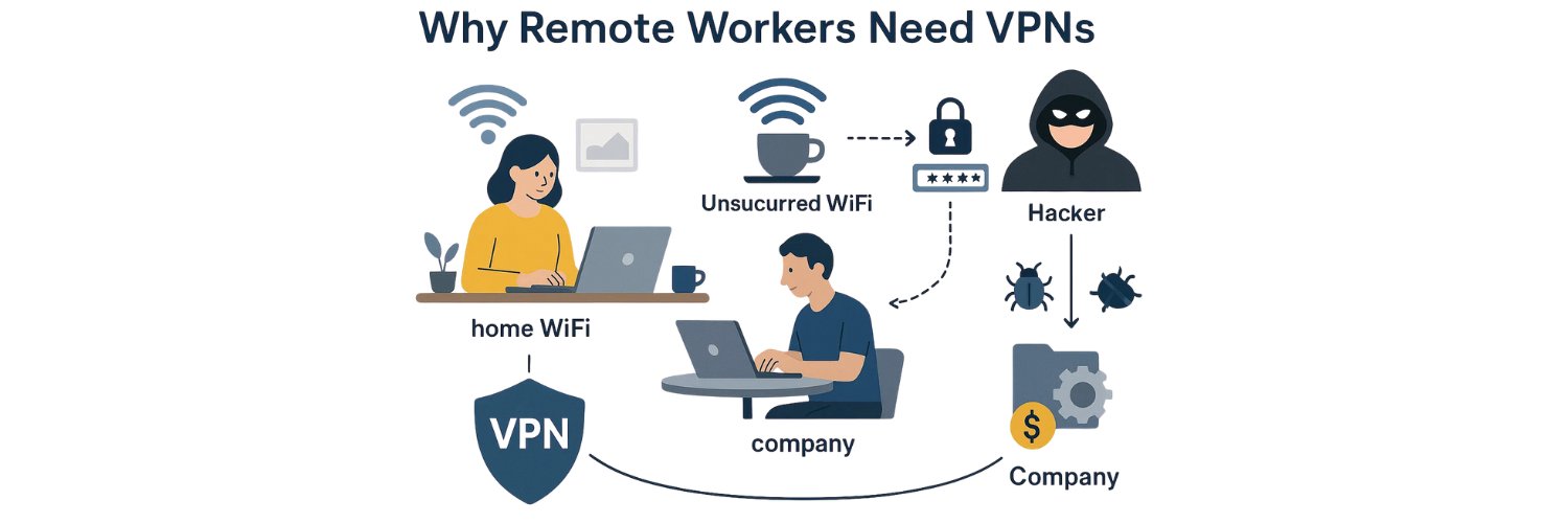 Why Remote Workers Need VPNs