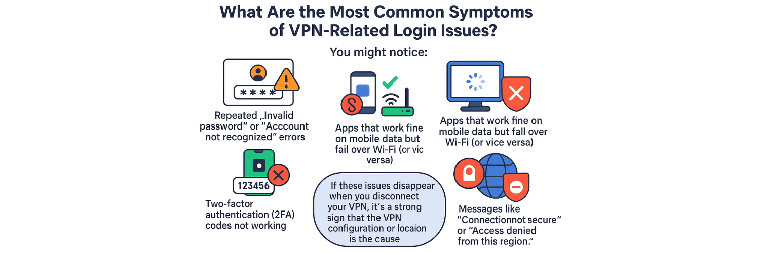 What Are the Most Common Symptoms of VPN-Related Login Issues?