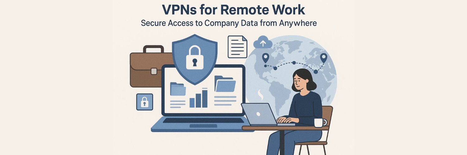 💼 VPNs for Remote Work – Secure Access to Company Data from Anywhere