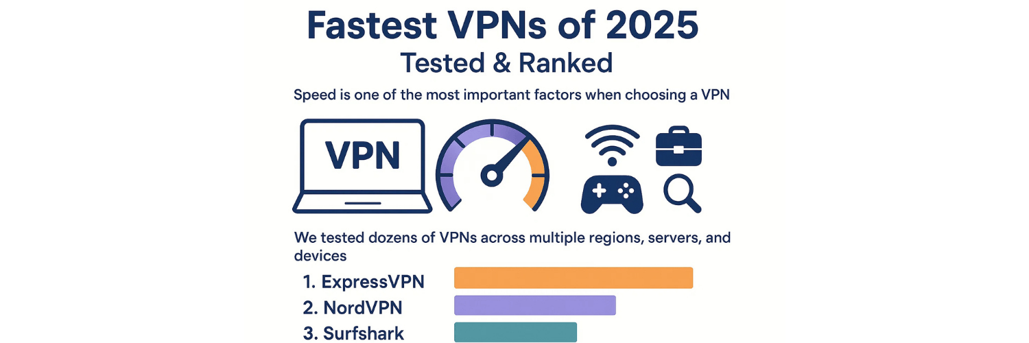 Fastest VPNs of 2025 (Tested & Ranked)
