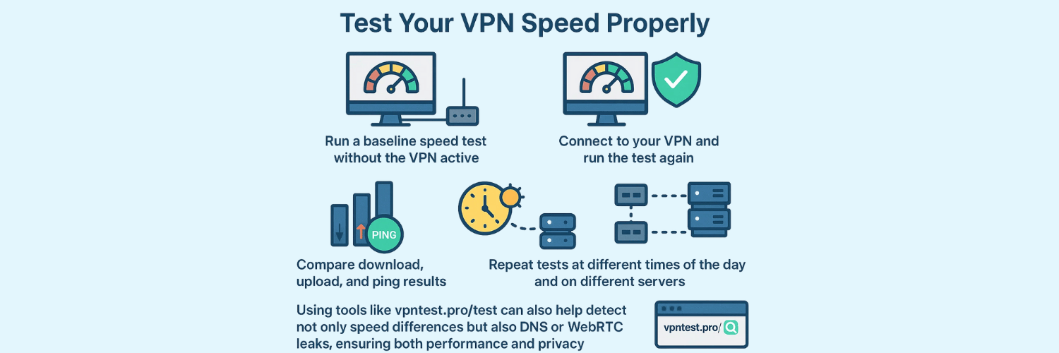 How to Test Your VPN Speed Properly