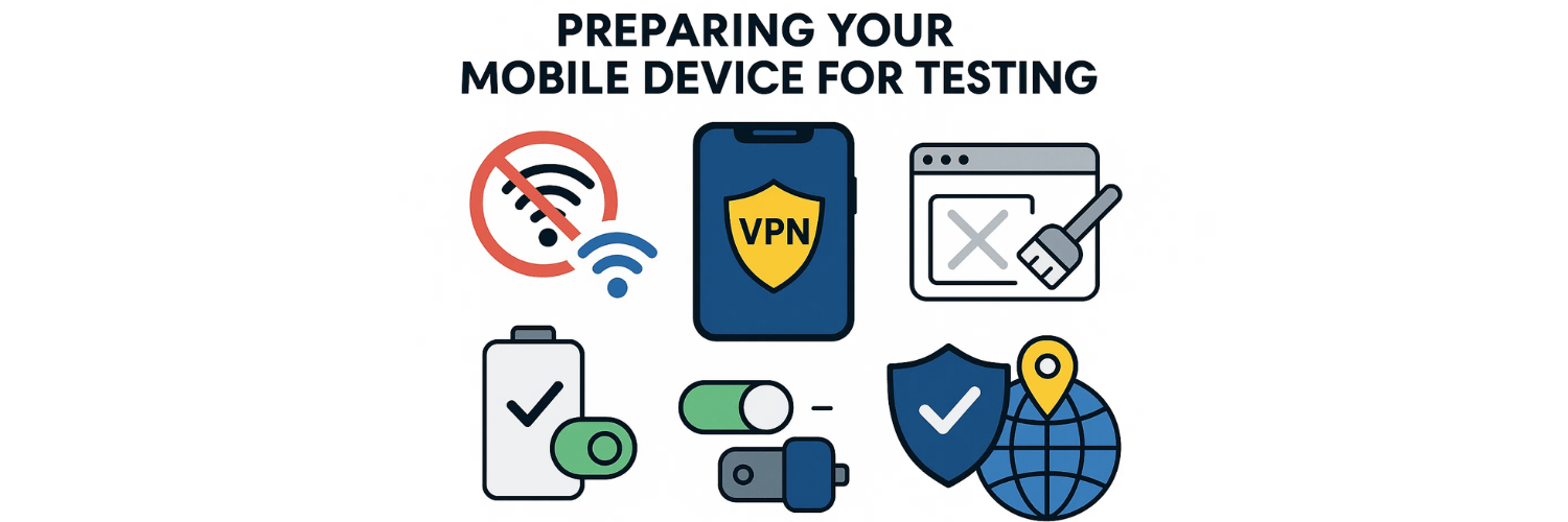 Preparing Your Mobile Device for Testing