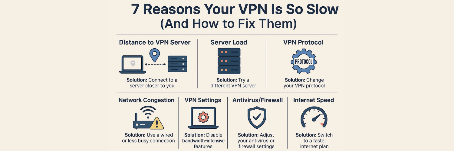 Top Factors That Reduce VPN Speed