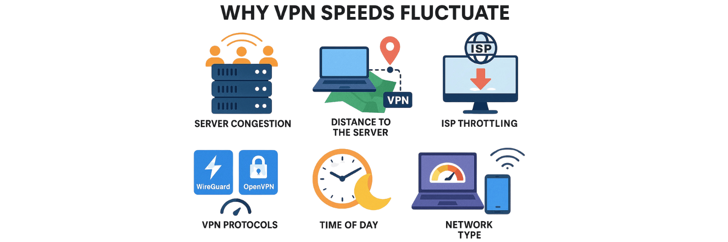 Why VPN Speeds Fluctuate