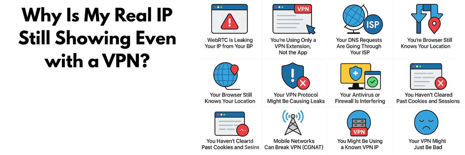 Why Is My Real IP Still Showing Even with a VPN?